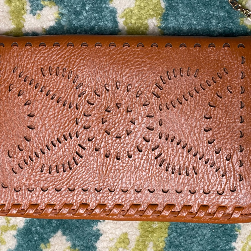 Ladies Vegan Leather Cross Body Purse